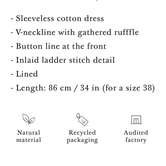 Sezane Blue and White Striped Dress - Picture 3 of 9